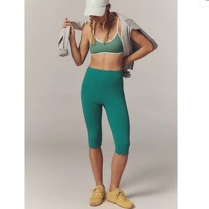 NWT ✨ Anthropologie Daily Practice Pedal Pushers - Fresh Pine